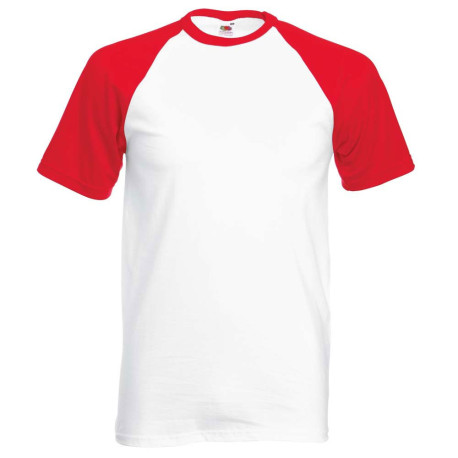 Tshirt de baseball bicolore vierge ou à personnaliser