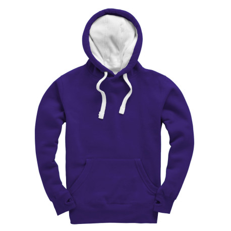 Sweat à capuche bicolore "Cottonridge" vierge ou à personnaliser