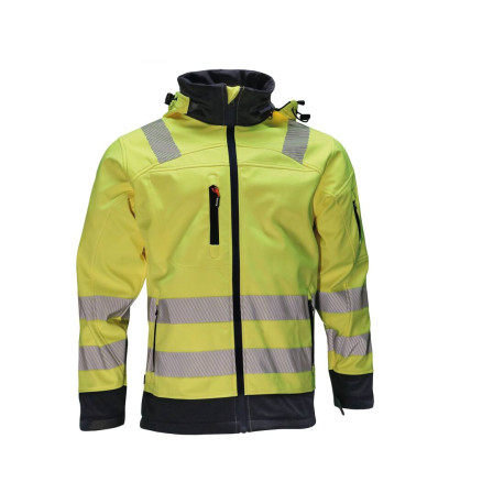 Veste Softshell Haute Visibilité Gregor vierge ou avec votre logo