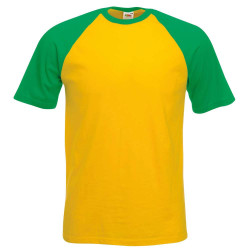 Tshirt de baseball bicolore vierge ou à personnaliser