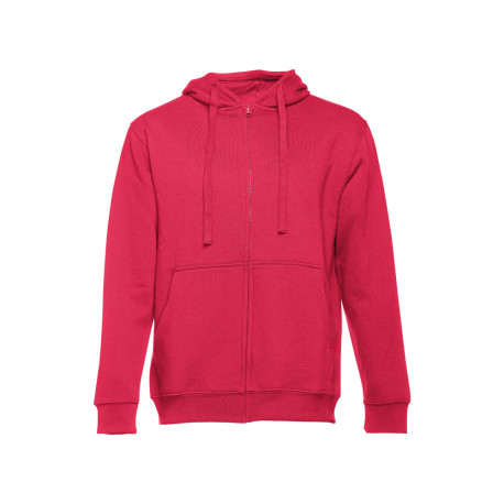 THC AMSTERDAM. Sweatshirt pour homme, avec fermeture zippée