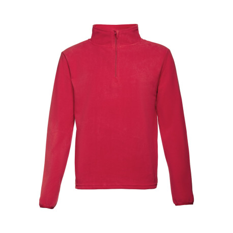 THC VIENNA. Pull polaire col zippé unisexe vierge ou à personnali