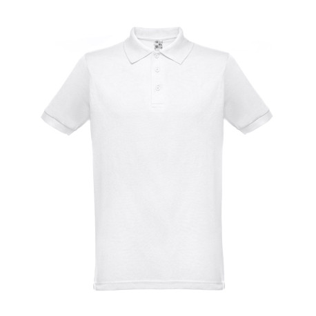 THC BERLIN WH. Polo pour homme vierge ou à personnaliser