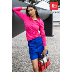 THC BERN WOMEN. Polo à manches longues pour femme vierge ou à per