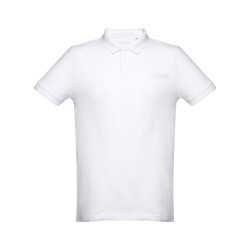 THC DHAKA WH. Polo pour homme vierge ou à personnaliser