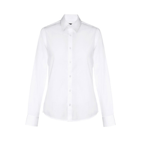 THC BATALHA WOMEN WH. Chemise popeline pour femme MC vierge ou à
