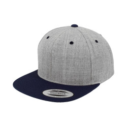 Casquette Snapback bicolore vierge ou avec votre logo