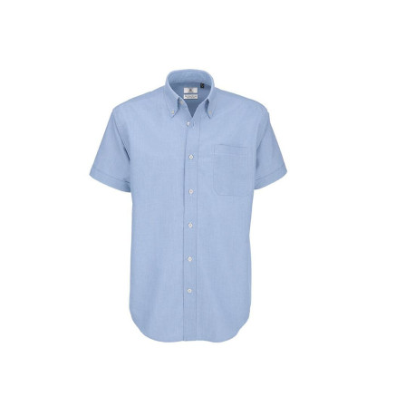 Chemisette oxford homme vierge ou avec votre logo
