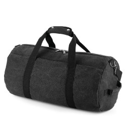 Sac polochon en toile Vintage vierge ou avec votre logo